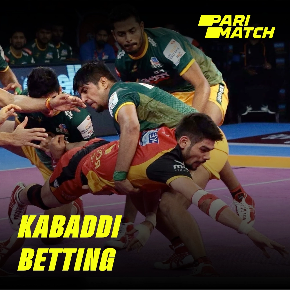 Parimatch has a variety of Kabaddi betting options available to Indian users